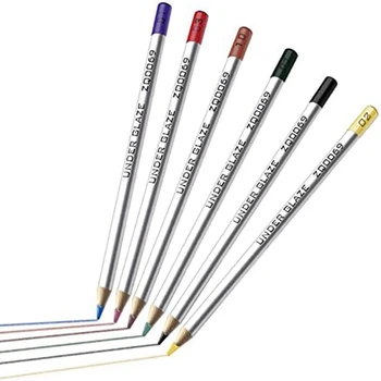 1 комплект подглазурных карандашей, дерево для керамики,подглазурный карандаш прецизионный подглазурный карандаш для керамики