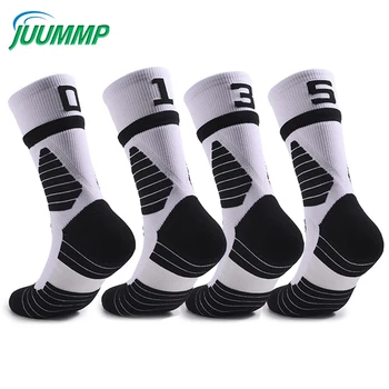 1 пара баскетбольных носков, носков для бега, спортивных носков, компрессионных носков для мужчин и женщин