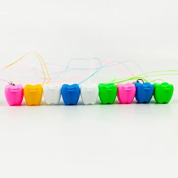 10 штук Цветные случайные коробки для молочных зубов Органайзер для хранения зубов