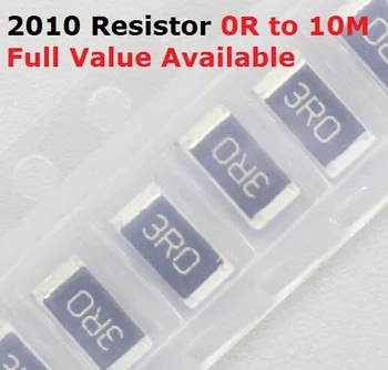  100 шт. SMD Чип 2010 Резистор 2,4 R / 2,7 R / 3 R / 3,3 R / 3,6 R 5% Сопротивление 2,4 / 2,7 / 3 / 3 / 3,3 / 3,6 / Ом Резисторы 2R4 2R7 3R3 K Бесплатная доставка