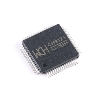 10PCS Оригинальный аутентичный CH9121 LQFP-64 Сетевой последовательный порт Прозрачный чип передачи