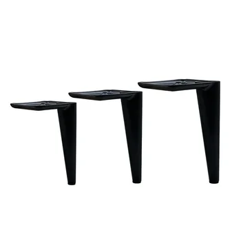 13 см 15 см Стильный черный конус мебельные ножки резиновая накладка шкаф ножки ножка стула для стола диван кровать нескользящая опора оборудование