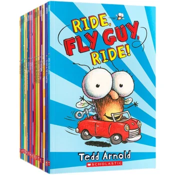 15 Книги / Набор EnglishUsborne Книги для детей Детские книжки с картинками Детская знаменитая история Серия The Fly Guy Веселое чтение Книга рассказов