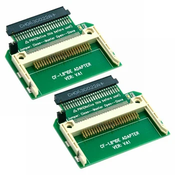 2X Cf Merory Card Compact Flash To 50Pin 1,8-дюймовый адаптер жесткого диска Ide SSD