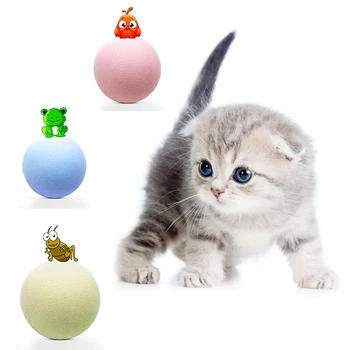 3 цвета Игрушки для кошек Новый гравитационный шар Умные сенсорные звучащие игрушки Интерактивные игрушки для домашних животных Пищалые игрушки Мяч для домашних животных Принадлежности для дрессировки игрушек