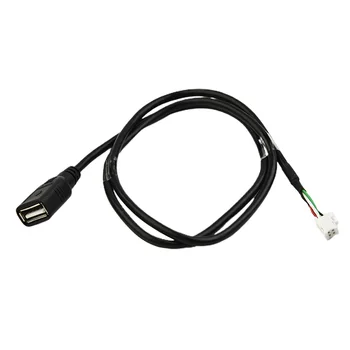 4-контактный разъем USB-кабель для авторадио стерео 75 см USB-кабель USB-адаптер 4-контактный автомобильный USB-кабельный адаптер USB-удлинитель адаптер