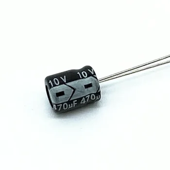 50 шт. Электролитический конденсатор высокого качества 10V470UF 6 * 7 мм 470 мкФ 10 В 6 * 7 мм