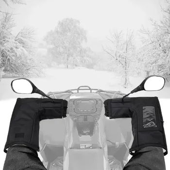 ATV Мотоцикл Руль Рукавицы Перчатки Захват для Yamaha Touring Adventure Снегоход Водный велосипед, совместимый с Polaris