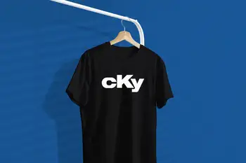 CKY Band Large Bam Margera Jackass Vtg Мужская женская топовая футболка