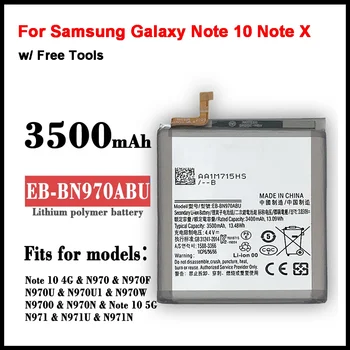 EB-BN970ABU Запасной аккумулятор 3500 мАч для Samsung Galaxy Note 10 Note X Note10 NoteX Note10 5G Батареи + инструменты