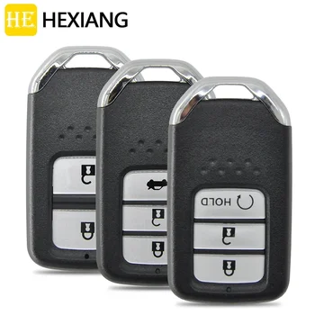 HE Xiang Пульт дистанционного управления Автомобильный ключ для Honda Fit City CRV Jazz XRV Venzel HRV 433 МГц ID47 PCF7938 чип Keyless Go Promixity Card