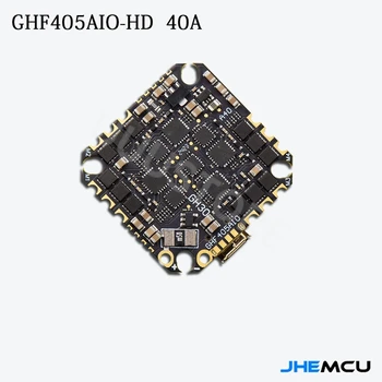 JHEMCU GHF405AIO-HD 40A F405 Baro OSD Двойной BEC Полетный контроллер BLHELIS 40A 4in1 ESC 2-6S для FPV Фристайл Зубочистка Дроны