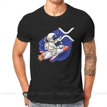 Ripple XRP Astronaut Уникальный TShirt Astronaut Высокое качество Хип-хоп Графическая футболка Stuff Ofertas