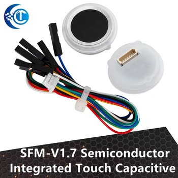 SFM-V1.7 Полупроводниковый интегрированный сенсорный емкостный датчик сбора и идентификации Модуль датчика отпечатков пальцев UART Связь