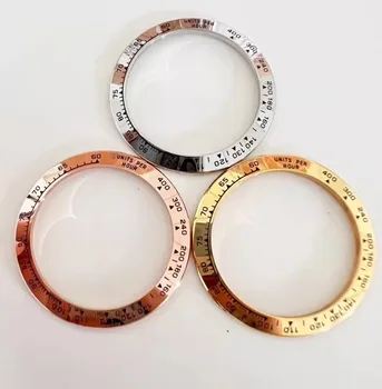 Аксессуары для часов Металлическая шкала Скошенное кольцо Размер Fit Daytona Размер внешнего кольца Внешний диаметр 38. Внутренний диаметр 5 мм 30,5