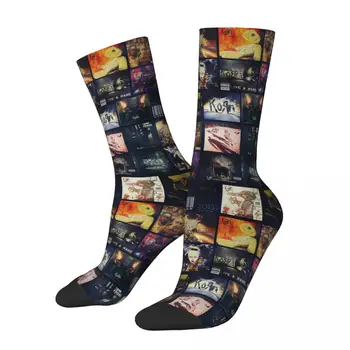 Всесезонные носки Korn Альбомы Коллаж Мерч для унисекс Уютные носки с печатью All Seasons Подарок на день рождения