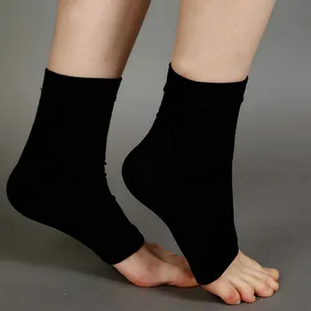  Голеностопный компрессионный рукав Носки Открытый носок Компрессионные носки Поддержка голеностопного сустава Ортез для женщин и мужчин PR Распродажа