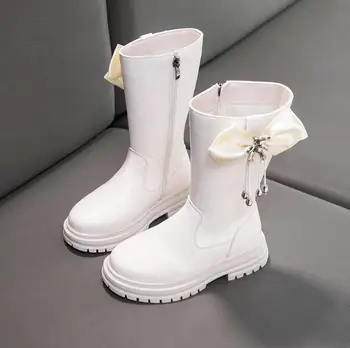 Детские высокие кроссовки Снегоступы Осенне-зимние армейские сапоги Ботинки для малышей для девочек Ботинки челси Британские зимние сапоги для детей Кроссовки