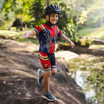 Детский комплект джерси для велоспорта, летняя велосипедная одежда для мальчиков, MTB Ropa Ciclismo, детская велосипедная одежда, спортивный костюм, детская велосипедная одежда