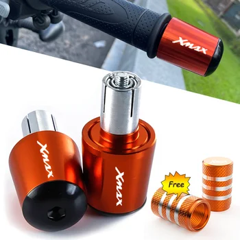 Для YAMAHA XMAX X-MAX 125 250 300 400 2022 2023 Аксессуары для мотоциклов Ручка с ЧПУ Ручка руля Крышка ручек Торцевая ручка Заглушка