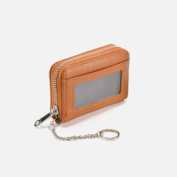 Кожаный трансграничный новый унисекс мультикард PU Card Bag RFID Антиразмагничивающий зажим для банковских карт Защитный чехол