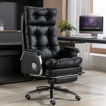 Компьютерное кресло Офисное кресло Эргономичное удобное кожаное вращающееся офисное кресло Игровой Silla De Escritorio Мебель Спальня