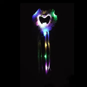 Костюм ангела с огнями Девушки Легкий светодиодный светлый крылышко Рождественский костюм Реквизит для маскарадного театрального представления