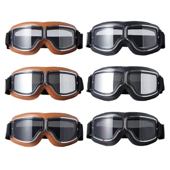 мягкие мотоциклетные очки с защитой от запотевания Прозрачное зеркало
