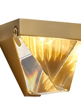настенная лампа для чтения Винтажная лампа-палочка Люминария Светодиодный блеск Светодиодный светодиодный настенный светильник Светодиодный настенный светильник Выключатель антикварный деревянный шкив