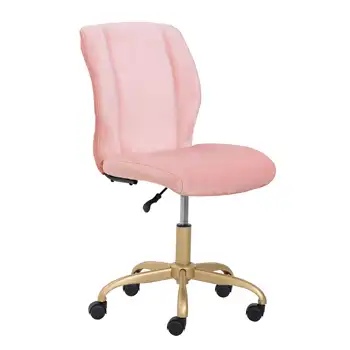 Плюшевый бархатный офисный стул, жемчужные румяна