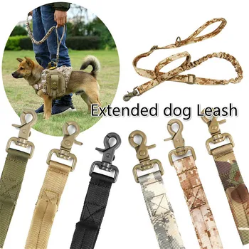 Поводок для собак Extended Edition Выдвижной регулируемый нейлоновый веревочный тяговый ремень На открытом воздухе Военные тренировочные поводки Шлейка для собак