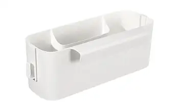 Полка для кровати в общежитии Прикроватная кровать Пластиковая корзина для хранения Прямоугольный свисающий органайзер для хранения для прикроватной белой корзины для хранения