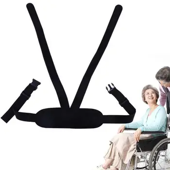  Ремень безопасности инвалидной коляски Заднее сиденье Эластичная плечевая фиксирующая скоба Дышащий регулируемый ремень для инвалидной коляски Предотвращает скольжение для пожилых людей