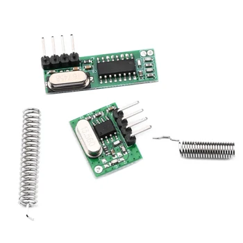 Супергетеродин радиочастотный приемник и передатчик модуль антенны 433 МГц Пульты дистанционного управления для Arduino Радиочастотные наборы 
